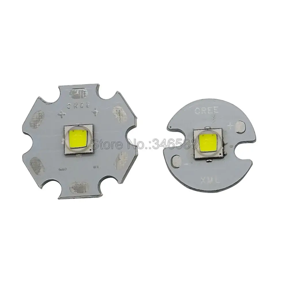 20 мм белый PCB CREE XML2 XM-L2 T6 10 Вт, холодный белый свет, нейтральный белый теплый белый высокой Мощность СВЕТОДИОДНЫЙ Излучатель Чип+ 12 V Вход 22 мм светодиодный драйвер