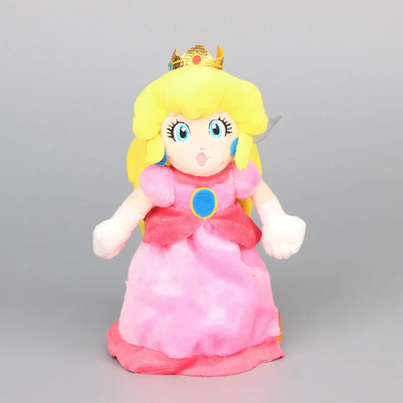 Мультфильм Супер Марио Bros Персик принцесса мягкие куклы Принцесса Персик плюшевые игрушки девушки подарок 8 "20 см