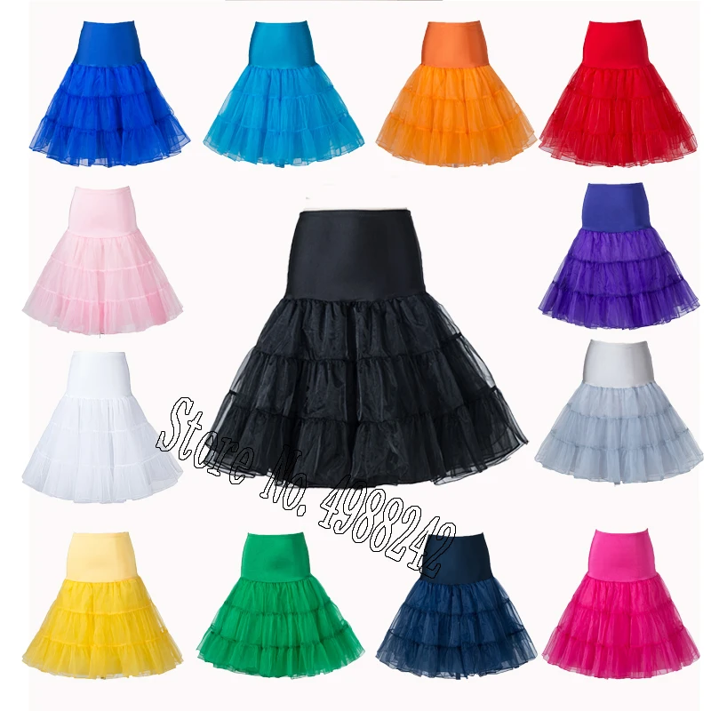 

Tutu Skirt swing Rockabilly Petticoat Underskirt fluffy pettiskirt for Wedding Bridal Vintage 50s Audrey hepburn Women Ball Gown