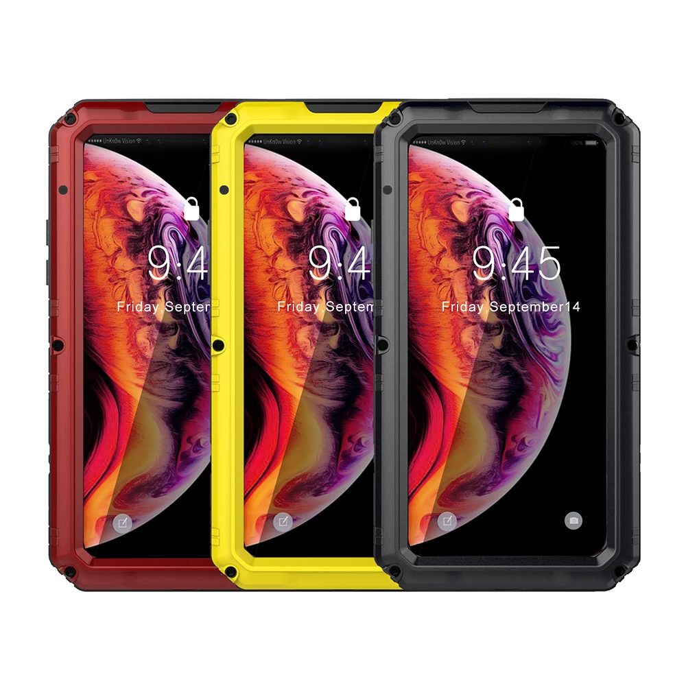waterproof metal case for iphone xs max (11)