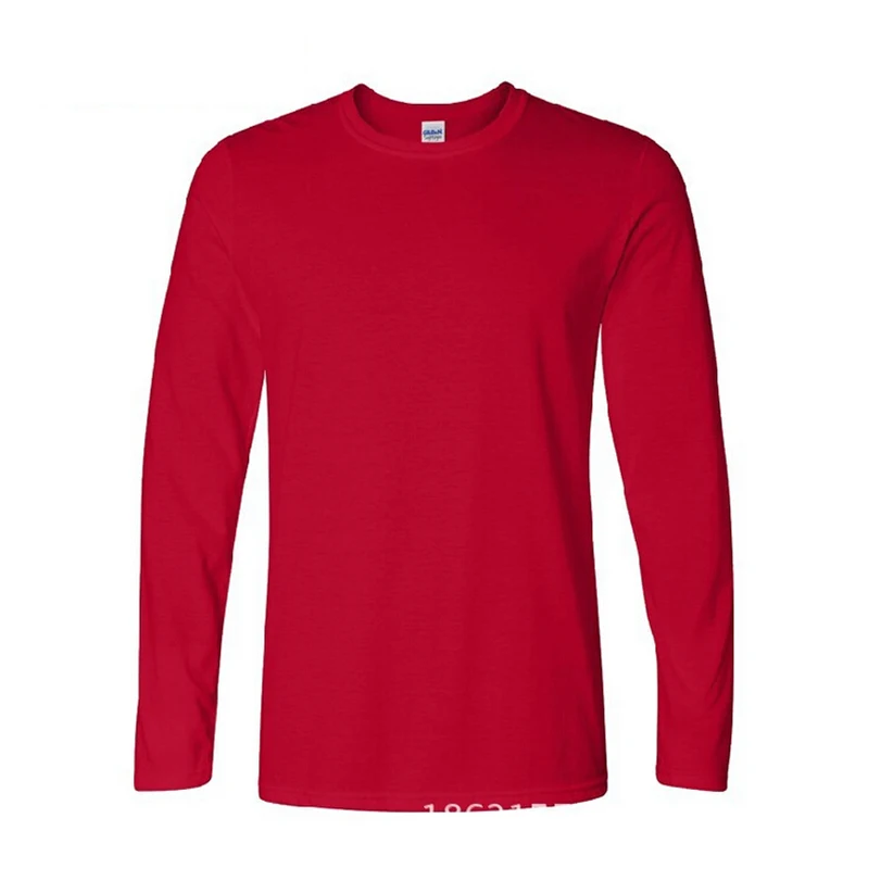 red long sleeve shirt for men