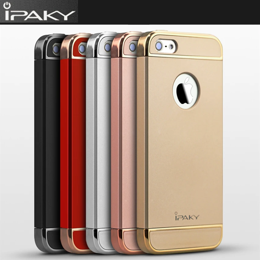 Чехол iPaky для iPhone 5S SE жесткий пластиковый гибридный защитный чехол 5