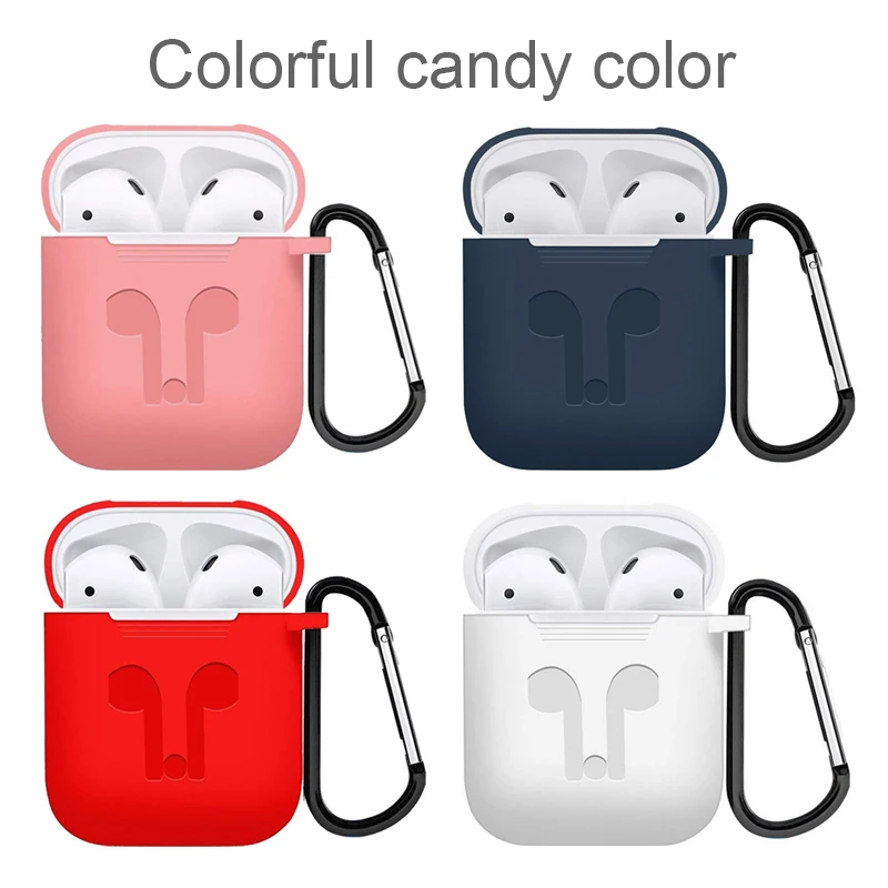 Мягкий силиконовый чехол для Air Pods AirPods противоударный защитный наушников