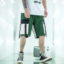 Летние хип хоп карго шорты мужские s Уличная Harajuku Мульти Карманы Доска Шорты повседневные мужские шорты до колена мужские хлопчатобумажные шорты