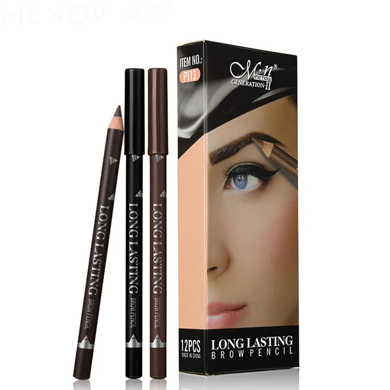 1 Pcs Long Lasting Brand Pigment Eyebrow Pencil Easy To Wear Waterproof Deep Color Paint Eye Brow Pen DIY Makeup Accessories