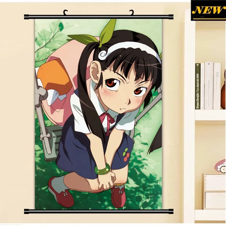 40x60 см моногатари история Bakemonogatari mayoi лоли Moe мультфильм аниме стены прокрутки