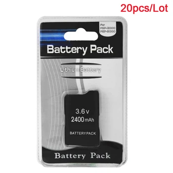 

20Pcs/Lot 3.6V Battery Pack for Sony PSP2000 PSP3000 Wireless Gamepad PSP 2000 PSP 3000 Rechargeable Batteries Wholesale