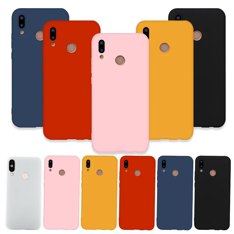 

Color Phone Cover For Huawei P8 P9 P10 P20 P30 Pro Lite 2017 P Smart 2019 Nova 2 Lite 2i 3 3i 3e 4 4e Enjoy 8E Simple Matte Case