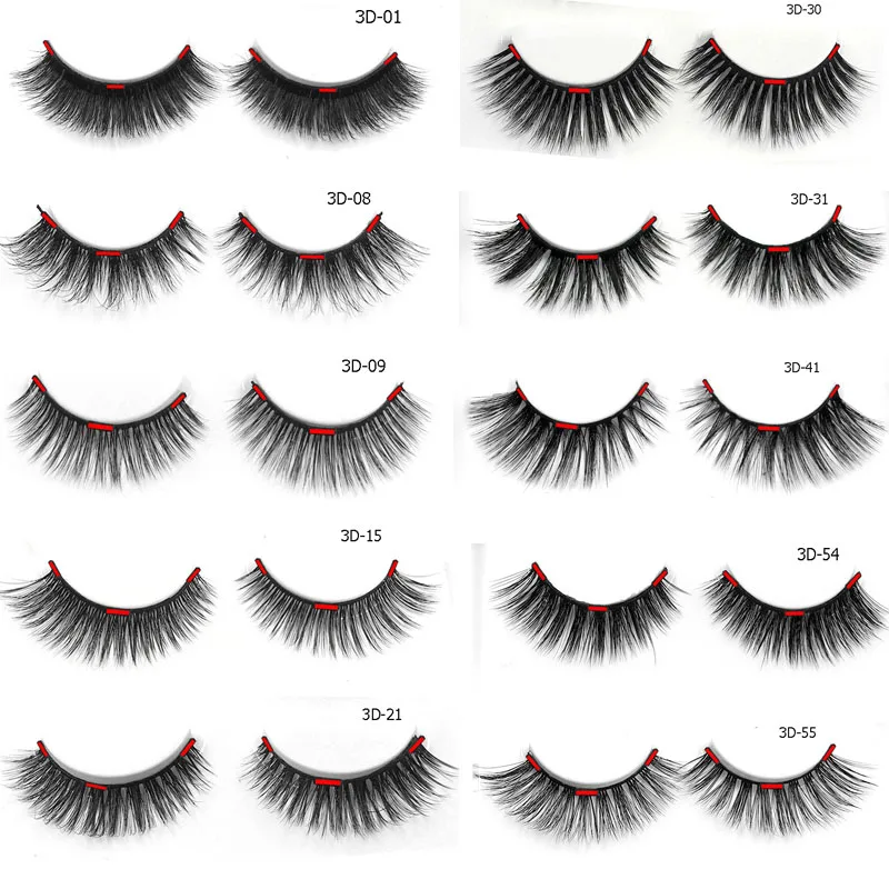 4 шт. три накладных магнитных ресницы CT. make up 3D ультратонкий макияж