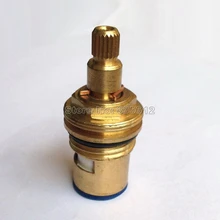 Замена латунный Керамический дисковый кран клапан четверть поворотные картриджи сальник Вставка 20 зубьев(холодный против часовой стрелки