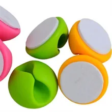 5PCS New Wholesale Smart Wire Cord Cable Drop Clips Ties Organizer Line Fixer Holder Free Shipping