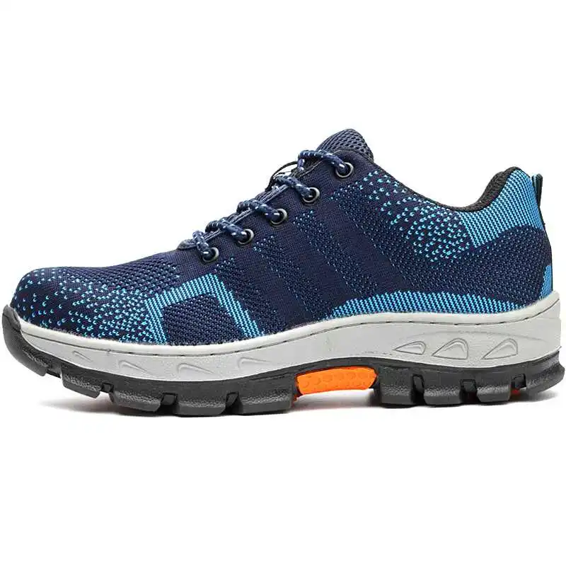 men Anti-piercing Safety Steel Toe Work Shoes Durable Breathable Steel Toe Protective Footwear Casual sneaker