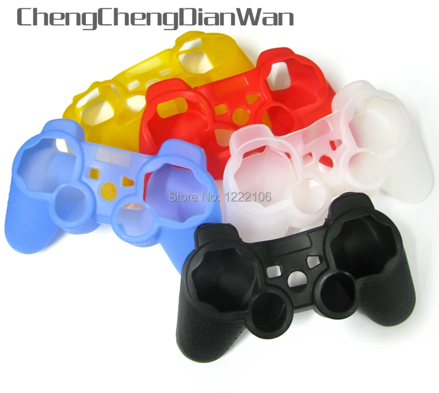 

ChengChengDianWan for PS3 Controller Joystick Gel Rubber 10 Colors Silicone Case Protective Skin Cover Wrap Case