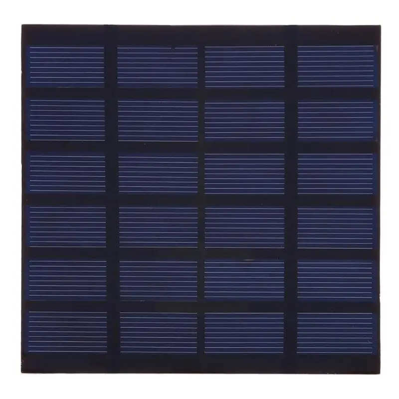 1,5 W 6V поликристаллический кремний PET ламинированной обработкой на солнечной батарее Панель Мини Солнечная Системы "сделай сам" для Батарея зарядные устройства для мобильных телефонов