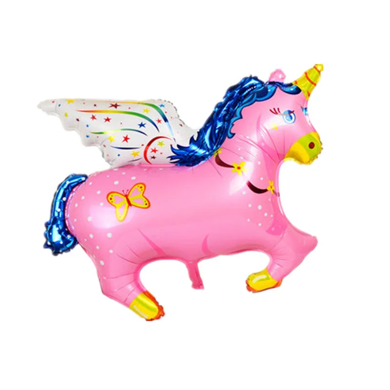 Экстра большой Pegasus фольгированный шар для детей 100 дней день рождения украшение