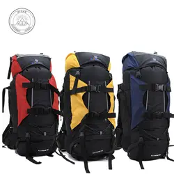 Большой 70L альпинизмом Сумка уличный рюкзак мешок многофункциональный рюкзак мешок для Открытый путешествий и кемпинга