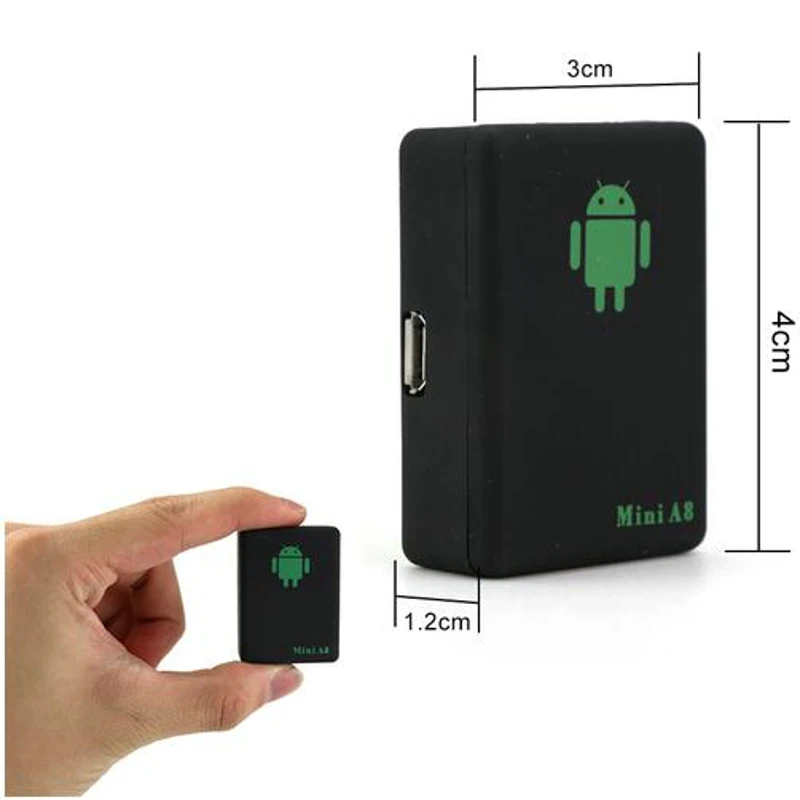 

2018 A8 Mini GSM LBS Tracker Global Time GSM/GPRS/LBS Tracking Device With SOS Button For Kids Elder Pets Locator NO GPS Tracker