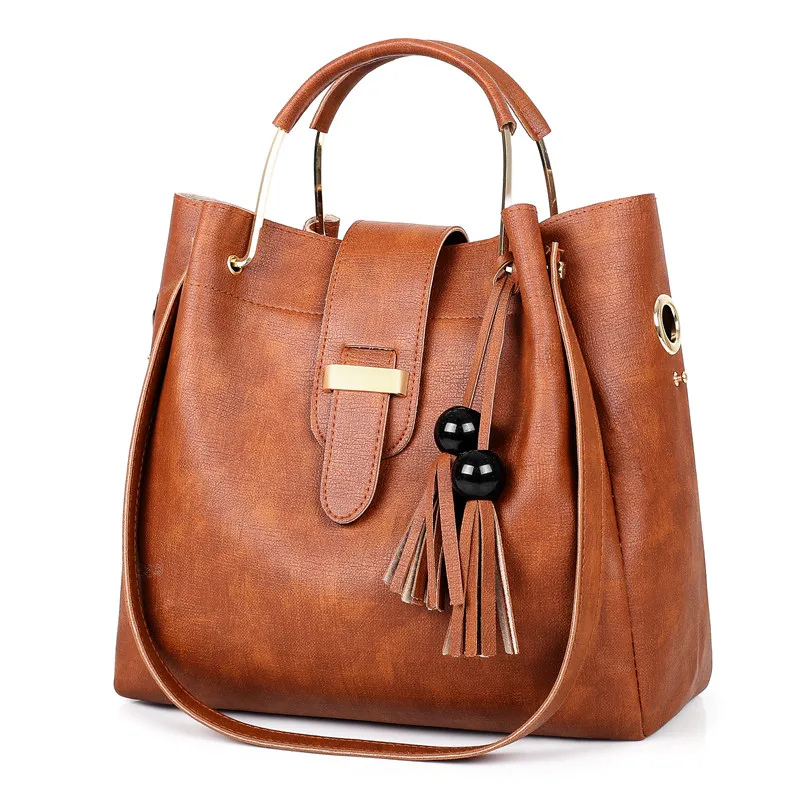 Женские композитные сумки, комплект из 3 предметов, модные женские сумки с кисточками и бисером, высококачественные брендовые сумки-тоут для девушек