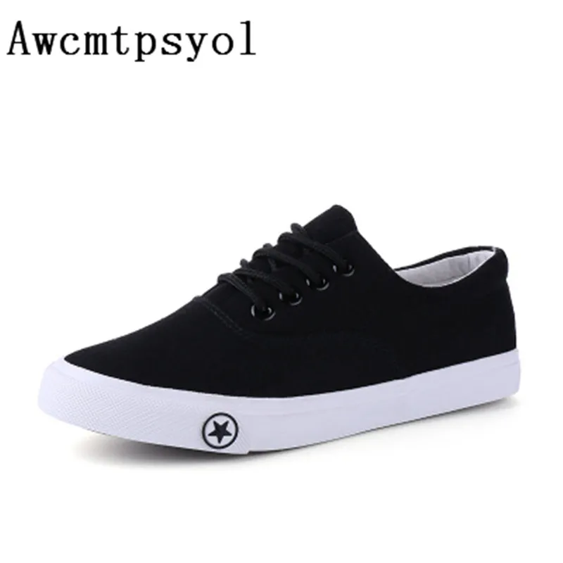 

Women's Canvas Sneakers 2018 Fashion Comfortable Lace Up Female Students Casual Woman Walking Flat Shoe