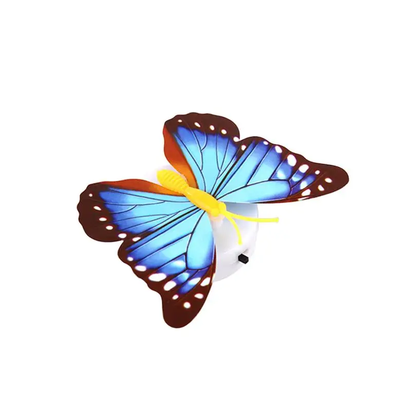 

3D LED Butterfly Light Stick On Wall Night Light Colorful Decorative For Christmas Festive Garden Home Party (Random Colors)