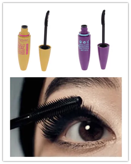 Hot Black Mascara False Eyelashes Express Make Up Eyes False Lash Curling Waterproof Lengthener Makeup Mascara