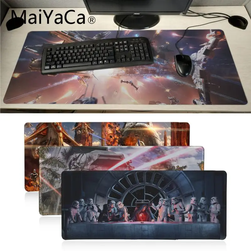 

Maiyaca star wars battlefront Laptop Gaming Mice Mousepad Large Lockedge alfombrilla gaming Mouse pad gamer PC Computer mat