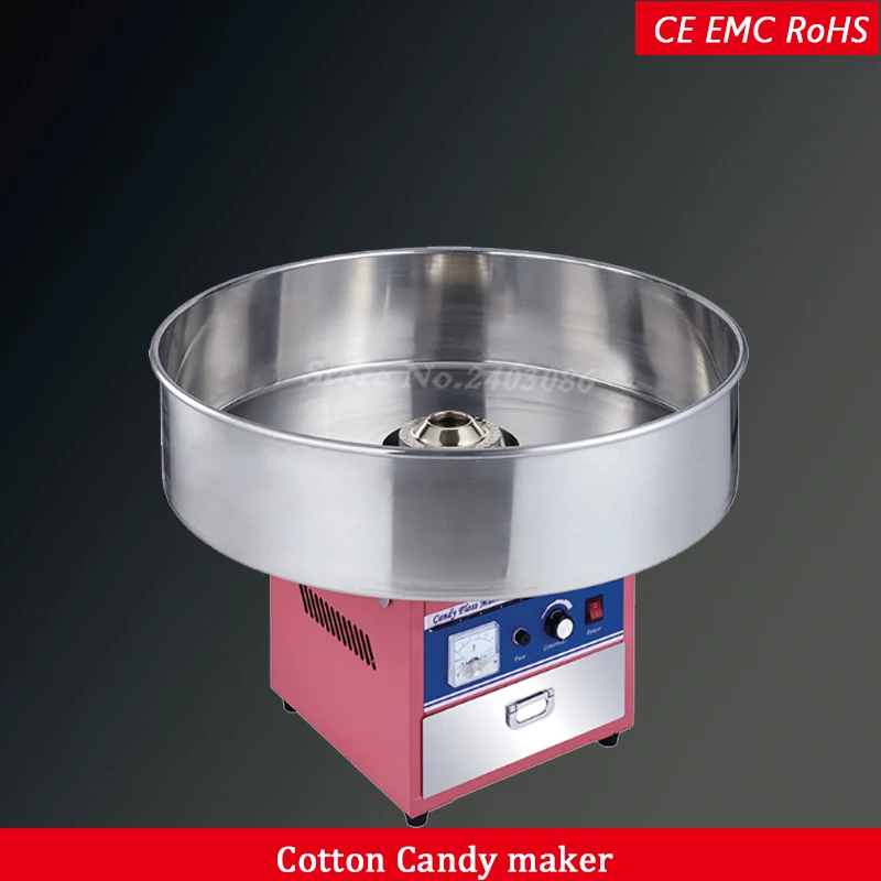 

commercial cotton candy floss machine maker electric 4-6pcs/min