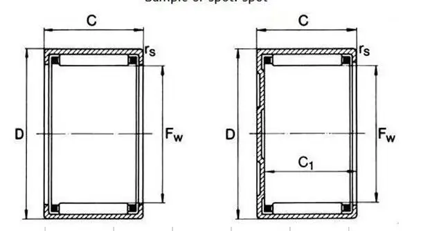 HK091310 HK0910 9 x 13 x 10 mm Drawn Cup Type Needle Roller