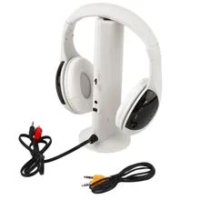 Promo offer Multifunction 5 in 1 HiFi Wireless Headphone Earphone Headset Wireless Monitor FM Radio MP3 PC TV Audio Phones Free Shipping