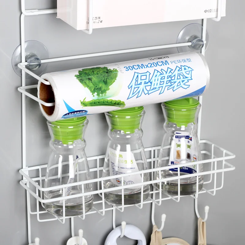 ﻿Buy refrigerator rack 4pcs suction cup hook shelf multifunction space