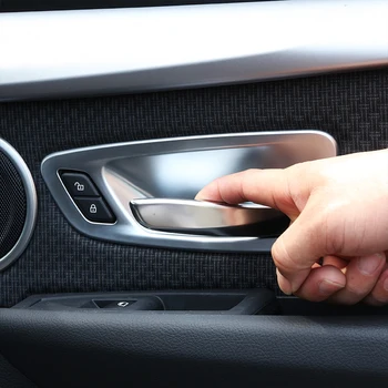 

4pcs Chrome Fit For BMW 2 Series Active Tourer F45 2016 Inner Door Open Handle Bowl Cover Trim