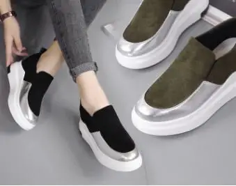 

2018 new fashion platform shoes women's platform casual shoes Loafers