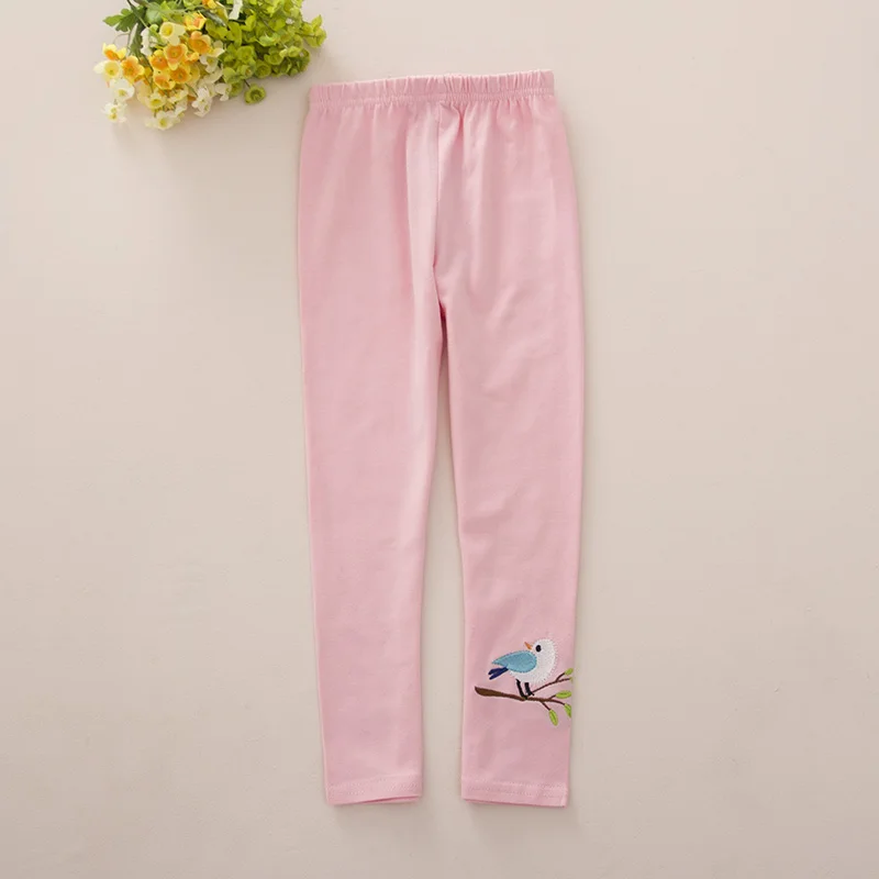 New Toddler Baby Girls Kids Skinny Pants Warm Leggings Girl Bird Pattern Stretchy Pants Trousers Hot