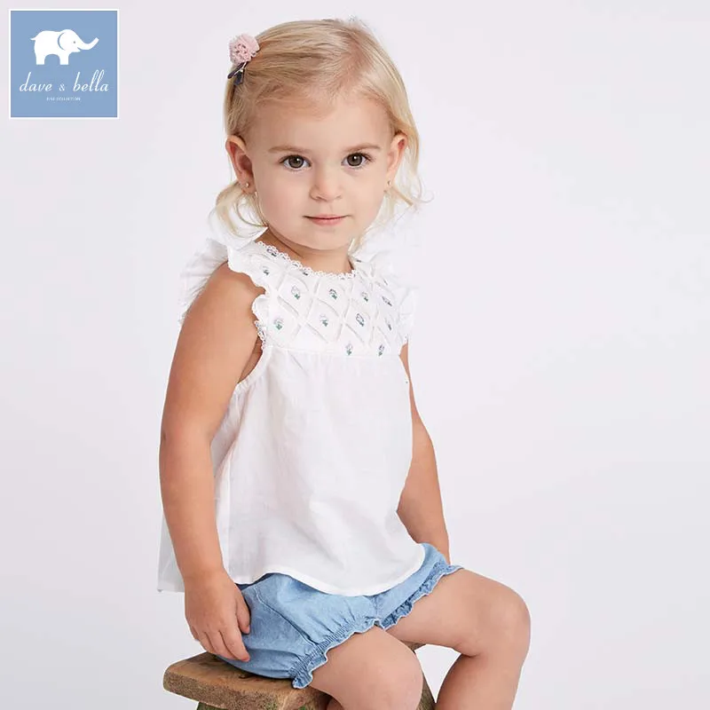 

Dave bella summer baby print lovely suits children boutique costumes infant toddler girls clothing sets DB7263