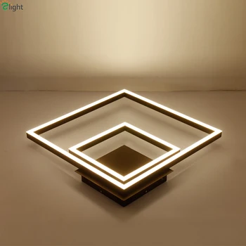 

Modern Metal Square Dimmable Led Ceiling Lights Lustre Acrylic Bedroom Led Ceiling Light Dining Room Led Celing Lamp Fixtures