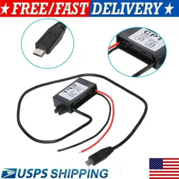 

Car Charge DC Converter Module 12V To 5V Micro USB Output Power Adapter 3A 15W