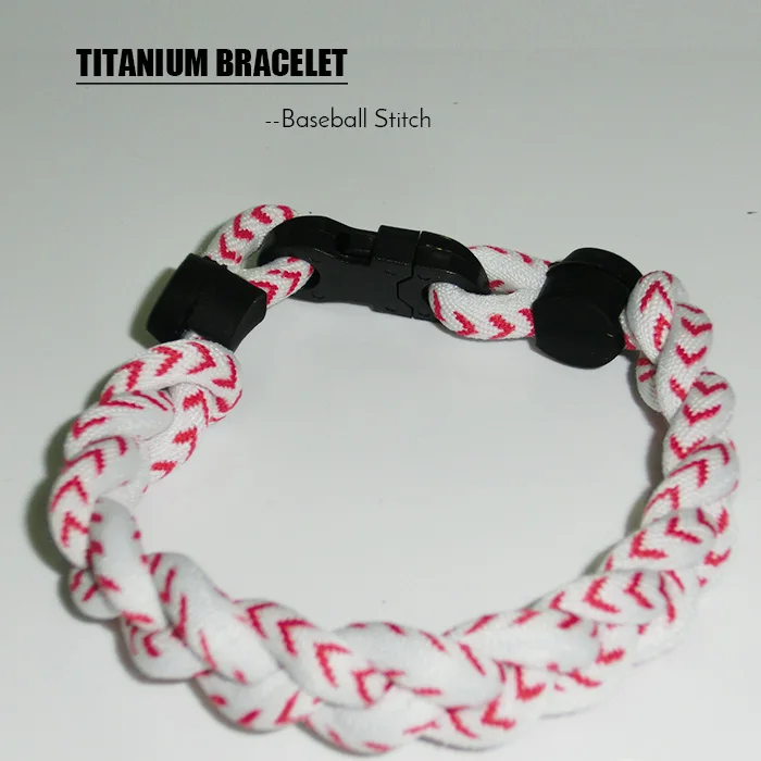 500 шт Горячая 3 веревки браслеты Торнадо Германий титановый спортивный браслет