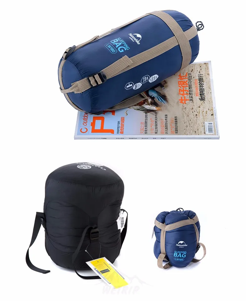 Bolsas de Dormir Acampamento ao ar Outono ao ar Bolsa de Dormir Naturehike Livre Caminhadas Primavera Acampamento nh Envelope 205*85cm 4 Esporte e Lazer