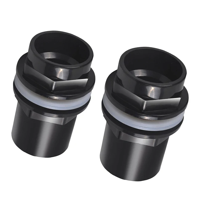 Set of 2, Aquarium Fish Tank Water Treatment Pipe Tubing Joint