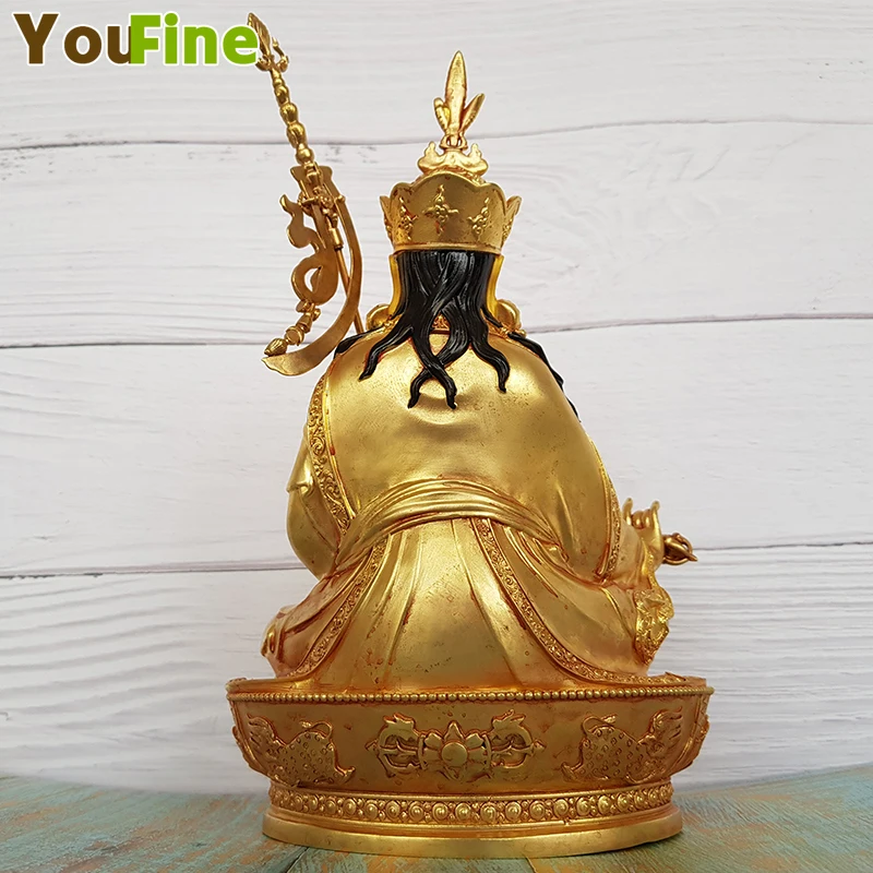 

Bronze Guru Rinpoche, Padmasambhava Statue The Perfect Master of Tantric Buddhism