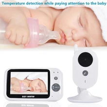 3,2 дюймов Беспроводная детская няня, безопасность, камера ночного видения, мониторинг температуры домашних собак, высокое разрешение, цветной видео монитор