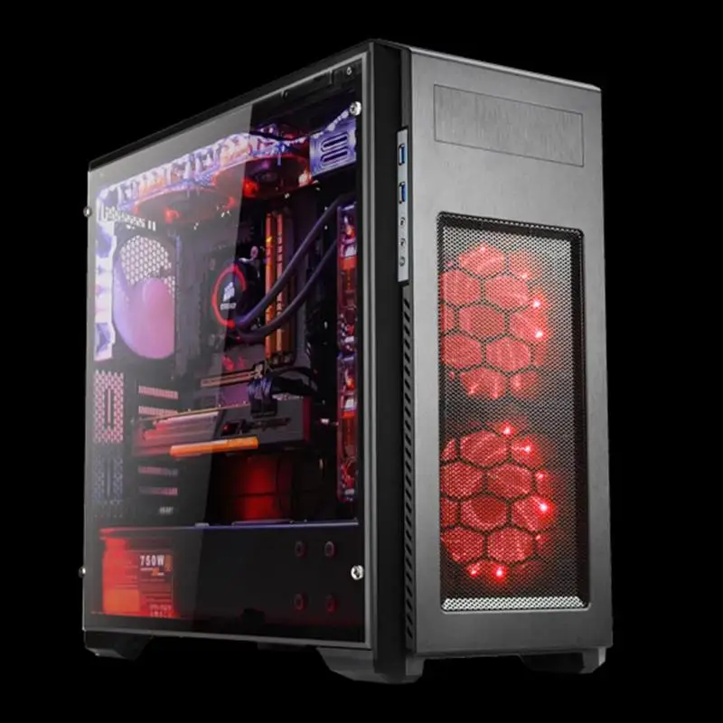 VODOOL DIY PC компьютер охлаждающий вентилятор рамка Чехол 18 светодиодный 10 RGB светодиодный цветной кольцевой ореол для 120 мм радиатор для ПК Радиатор кулер вентиляторы