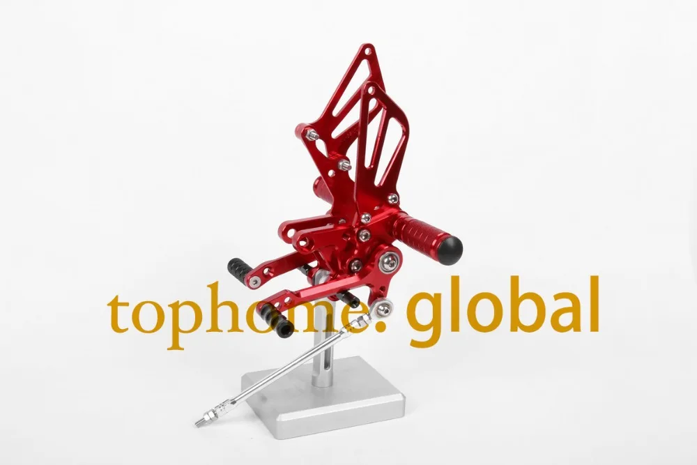 

Free Shipping Motorcycle Red CNC Rearsets Foot Pegs Rear Set For Suzuki GSXR600 2000-2005 2001 2002 2003 2004