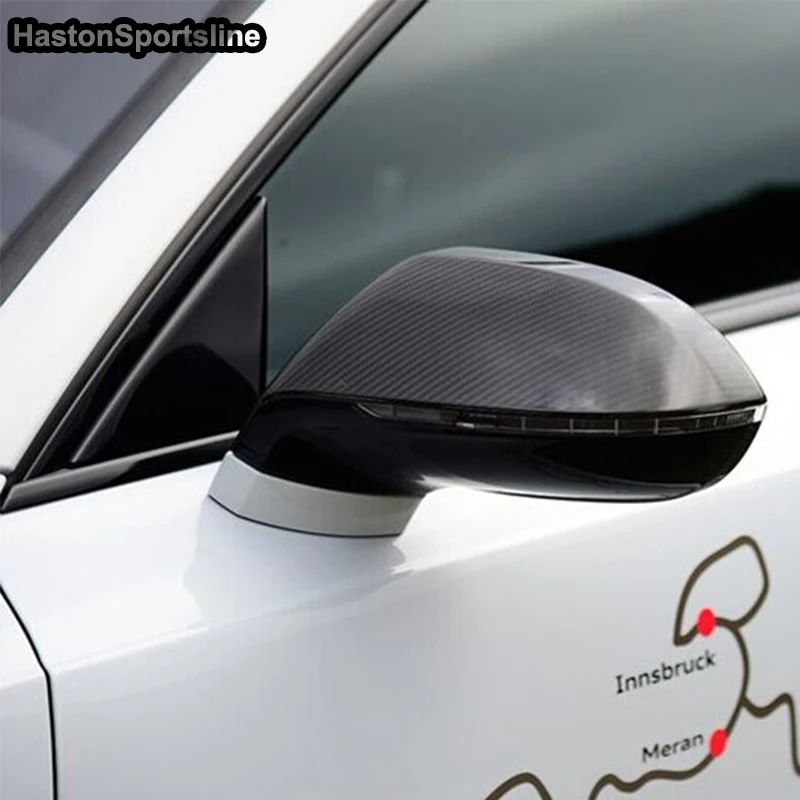 A7 автомобиля вне крыло зеркало заднего вида Заглушки для Audi A7 Стандартный бампер только 2011- углерода Волокно