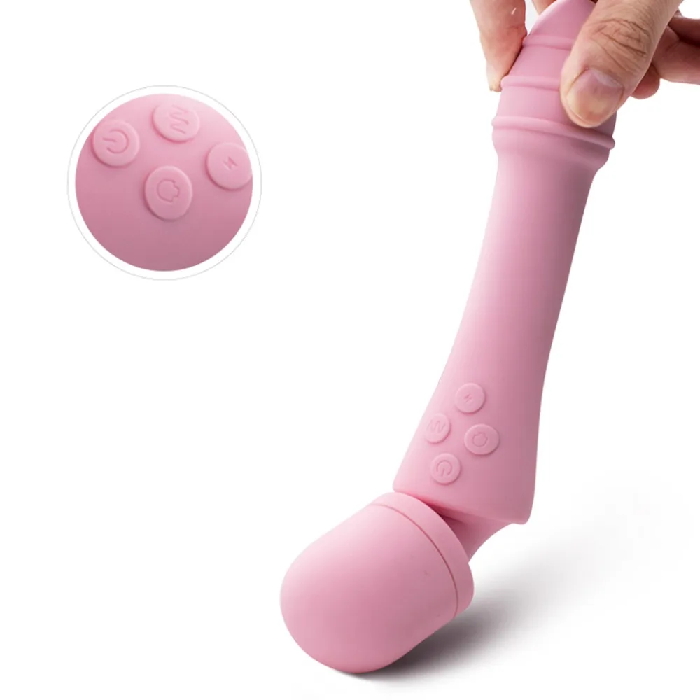  Vibrador de calefacción 10 potente Multi-velocidad-100% carga USB impermeable G-spot Vagina y clíto