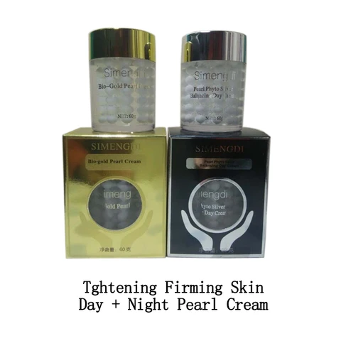 Creme + Creme de Cuidados com a Pele Creme de Noite Endurecimento da Pele Fito-prata Balanceamento Pérola Ouro Creme Aperto Dia Bio