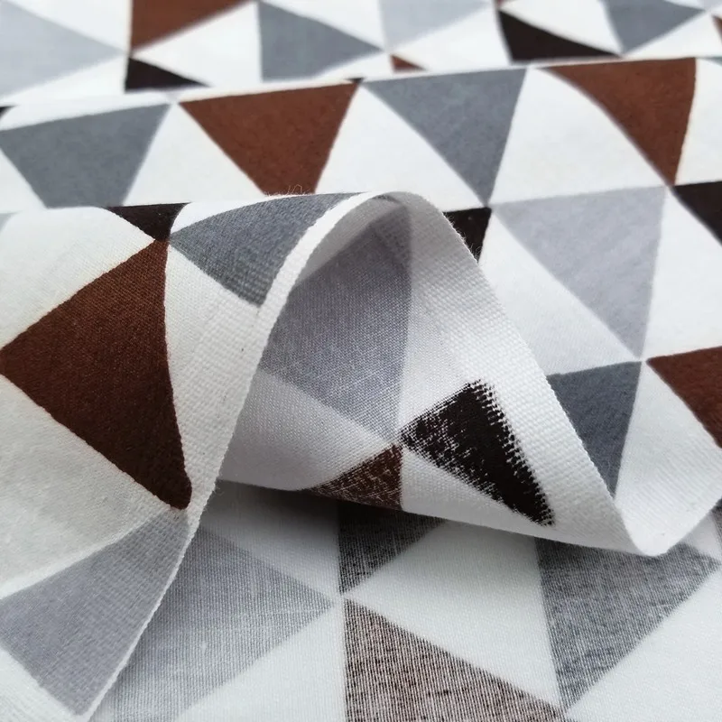 Геометрические узоры серии лоскутное хлопок саржевая ткань метров дышащий Чистый хлопок материал для одеяла постельные принадлежности подушки