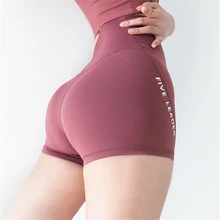 SOISOU фитнес-шорты Женщины Slim Fit спортивные шорты для йоги женские быстросохнущие плотные с высокой талией Pantalon Corto Deporte Mujer