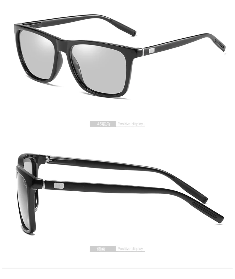 2018 фотохромные поляризованных солнцезащитных очков Для мужчин Для женщин ретро-очки для водителей мужской вождения Рыбалка UV400 HD