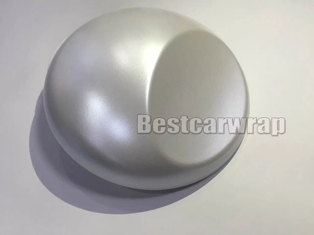 satin pearl white flash chrome white car wrapping film styling (9)